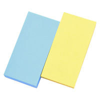 パワーズ 2C 30×60mm 100枚×2色入 パステルブル-&パステルイエロー 1335-1166-0030 1セット(1個×10)（直送品）