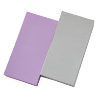 パワーズ 2C 30×60mm 100枚×2色入 パープル&グレー 1335-3839-0030 1セット(1個×10)（直送品）