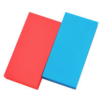 パワーズ 2C 30×60mm 100枚×2色入 レッド&ディープブルー 1335-3661-0030 1セット(1個×10)（直送品）