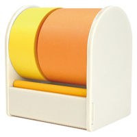 ロルフ デュオ スタンダード ディスペンサー付き 20&30mm幅×10m ディープイエロー&オレンジ 1704-6465-0750（直送品）