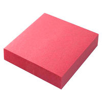 プリントインフォームジャパン パワーズ 60×60mm 100枚入 レッド 1334-0036-0720 1セット(1個×10)（直送品）