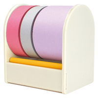ロルフ トリオ スタンダード ディスペンサー付き 10m ディープピンク&グレー&パープル 1705-6238-0660（直送品）