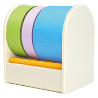 ロルフ トリオ スタンダード ディスペンサー付き 10m ディープグリーン&パープル&ディープブルー 1705-6361-0660（直送品）