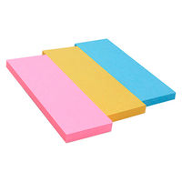 ラベルメモ 25×75mm 50枚×3色入 ブリリアントピンク、ブリリアントイエロー、ウルトラブルー 1806-0000-0290（直送品）