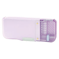 ソニック うかサポ えんぴつチェックα両面筆入 ロック付 ライラック FD-2529-LL 1セット(1個×3)（直送品）