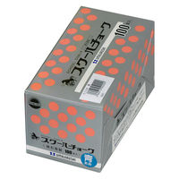 馬印 スクールチョーク 焼きせっこう製 100本入 青 C204 1セット(1箱×30)（直送品）