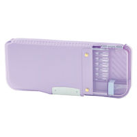 ソニック うかサポ えんぴつチェックα両面筆入 ロック付 バイオレット FD-2529-V 1セット(1個×3)（直送品）