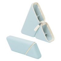 ソニック カクスタ スリム ポータブルペン立て ライトブルー FD-2652-LB 1セット(1個×3)（直送品）