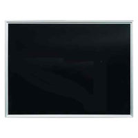 馬印 シルバーアルミフレーム 壁掛スチールブラックボード 610×460 MEB2 1枚（直送品）