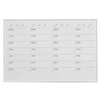 馬印 アルミフレーム 壁掛ホーローホワイトボード スケジュール 910×610 MR23S 1枚（直送品）