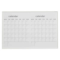 馬印 アルミフレーム 壁掛ホーローホワイトボード カレンダー 910×610 MR23W 1枚（直送品）