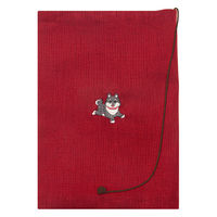 TTC 布のブックカバー 文庫本サイズ 黒シバ犬 SBC038-01 1個（直送品）