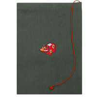 TTC 布のブックカバー 文庫本サイズ 赤ベコ SBC038-03 1個（直送品）