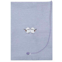 TTC 布のブックカバー 文庫本サイズ シマエナガ SBC038-05 1個（直送品）