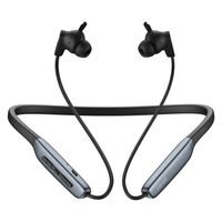 プリンストン EDIFIER ノイズキャンセリング機能搭載ワイヤレスネックバンド型イヤホン ED-W280NBPRO-BK 1個（直送品）