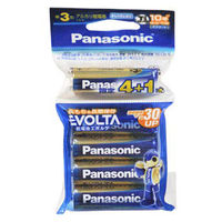 パナソニック エボルタ増量パック LR6EJSP/5H 1パック(5本)（直送品）