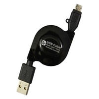 カシムラ 旅行用USB充電&同期ケーブル リール 70cm Wリバーシブル NWM-15 1個（直送品）