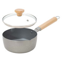 ランテル・メディエール every U. アルミ製雪平鍋 ガラス蓋付 18cm LN-2501 1個（直送品）