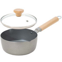 ランテル・メディエール every U. アルミ製雪平鍋 ガラス蓋付 20cm LN-2502 1個（直送品）