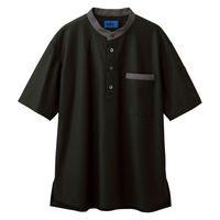 SELERY 半袖ニットシャツ【ユニセックス】 LL ブラック 63600-LL 1枚（直送品）