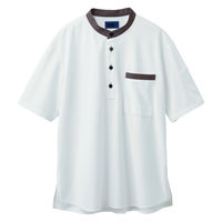 SELERY 半袖ニットシャツ【ユニセックス】 4L ホワイト 63608-4L 1枚（直送品）