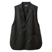 SELERY ベスト【ユニセックス】 LL ブラック 64150-LL 1枚（直送品）