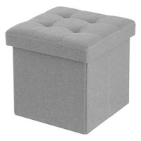 武田コーポレーション コンパクト収納スツール E3-CS30GY 1箱(6個入)（直送品）