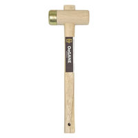 カネコ総業 OoGANE プレート付木槌36mm樫日本製 760003 1個（直送品）