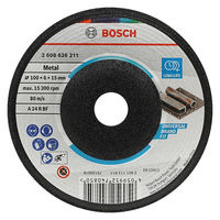 BOSCH 研削砥石100mm一般鋼用 2608626211 1セット(1セット×25)（直送品）