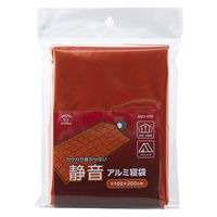 旭電機化成 防災用 静音アルミ寝袋 1000×2000mm ABO-098 1個（直送品）