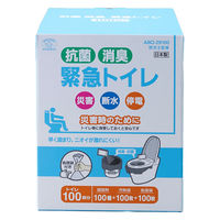 旭電機化成 抗菌消臭 緊急トイレ 100回分 ABO-29100 1S(100個)（直送品）