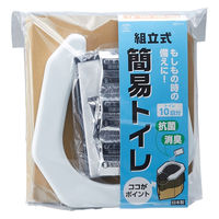 旭電機化成 組立式簡易トイレ 10回分 ABO-3210 1S(10個)（直送品）