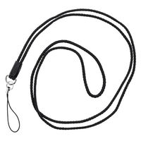 MSソリューションズ 汎用 丸紐ストラップ ブラック MC-NS09BK 1個（直送品）