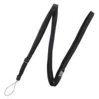 MSソリューションズ スマートフォン(汎用) ネックストラップ ロングタイプ ブラック MSC-NS02BK 1個（直送品）
