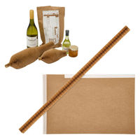 アスウィル ハニカム緩衝材500mm梱包袋セット HCC500SET 1セット(10本、10枚入)（直送品）