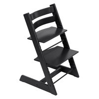 ストッケ トリップトラップ チェア ビーチ/ブラック 1台（直送品）