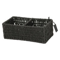 ペーパー仕切り付き収納(M) グレー LAKOLE/ラコレ