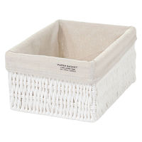 ペーパー収納ボックス(クォーター) アイボリー LAKOLE/ラコレ