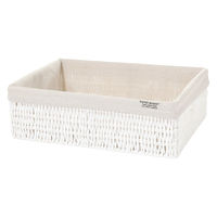 ペーパー収納ボックス(横ハーフ) アイボリー LAKOLE/ラコレ