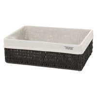 ペーパー収納ボックス(横ハーフ) グレー LAKOLE/ラコレ