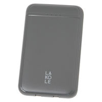 ケーブルモバイルバッテリー チャコール LAKOLE/ラコレ