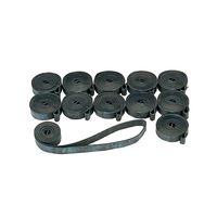 イチネンTASCO 平ゴムロープ(12本入)20mmX450~600mm TA977BCー3 1セット(4PAC)（直送品）