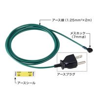 ホーザン アース線 Fー125 1ケ（直送品）