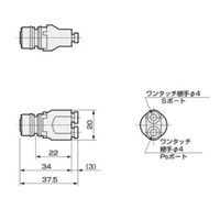 CKD スレッシュホールドセンサ PWSーP111 1個（直送品）