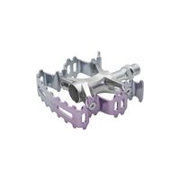 三ヶ島製作所 ペダル Aurora(オーロラ) パープル/シルバー Auroraパープルシルバー 1ペア（直送品）