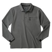 タカヤ商事 長袖ストレッチポロ チャコール 5L GC-A050-29-5L 1枚（直送品）