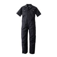 ソルディ 半袖ツナギ服 ブラック L SD8310-010-L 1枚（直送品）