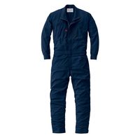 山田辰 夏つなぎ服 ネイビーブルー 5L 23041-001-5L 1枚（直送品）