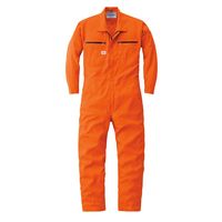 山田辰 夏つなぎ服 オレンジ LL 24031-003-LL 1枚（直送品）