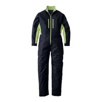 ソルディ ツナギ服 ネイビー×フレッシュグリーン M SD4200-010-M 1枚（直送品）